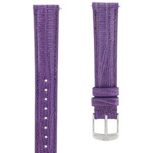 MICHELE 16mm Purple Lizard Watch Strap